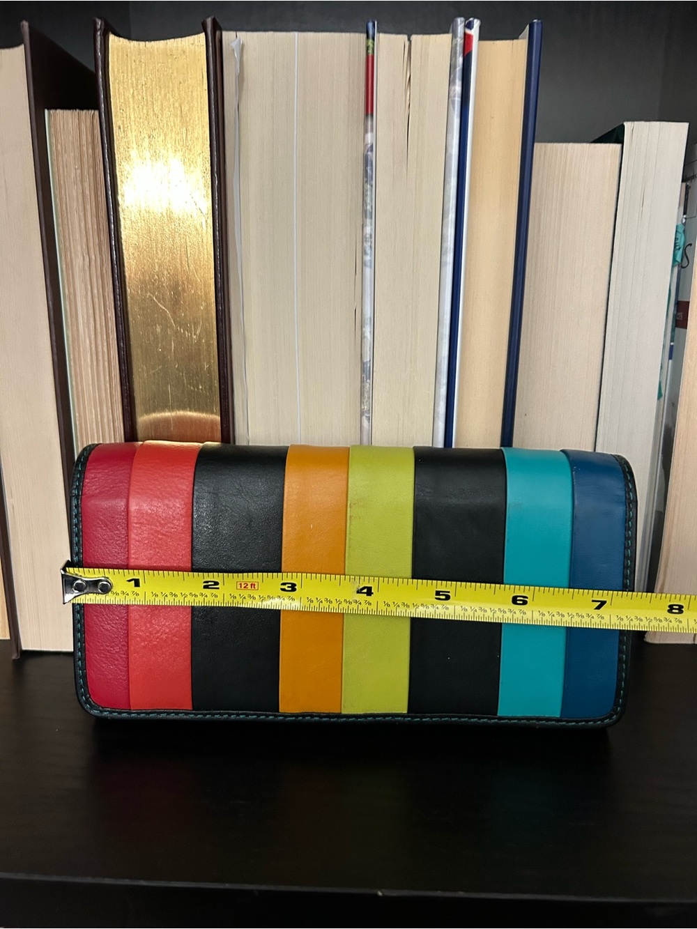 VISCONTI - Kos Purs- Cash and Coin - Trifold Wallet - Multicolored Leather - Picture 12 of 15